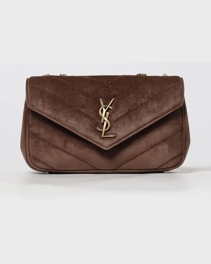 Saint Laurent Schultertasche damen Camel