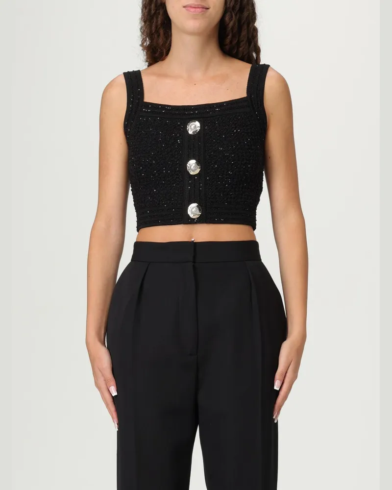 Balmain Top damen Schwarz