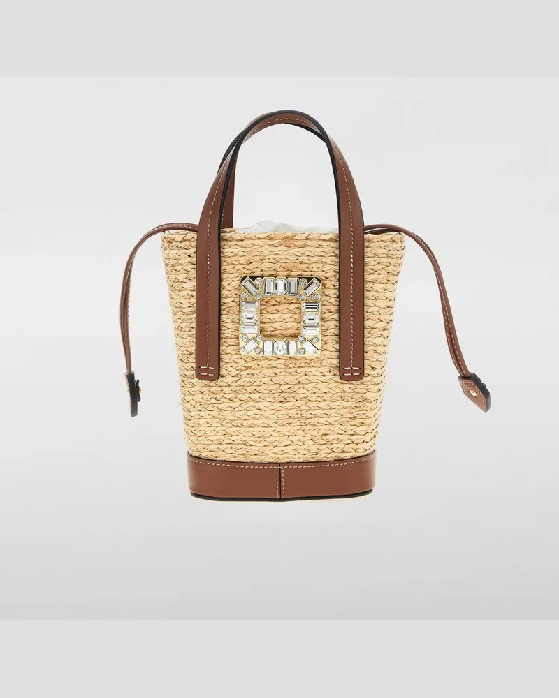Roger Vivier Schultertasche damen Beige