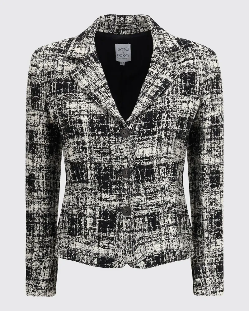 Sara Roka Jacke damen Schwarz