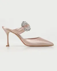 Manolo Blahnik Schuhe Puder