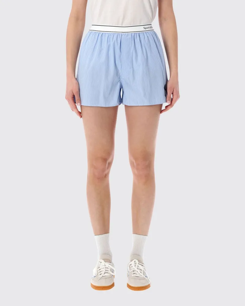 SPORTY & RICH Shorts damen Sporty & Rich Blau