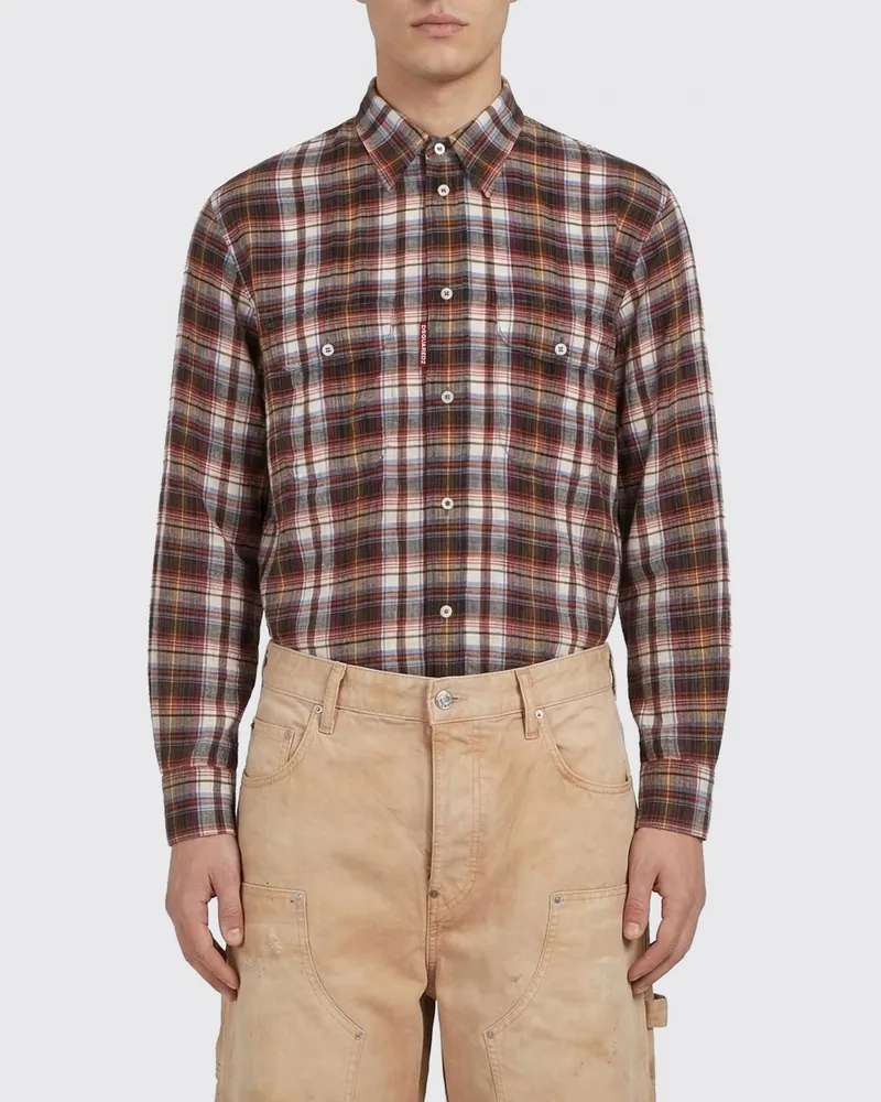 Dsquared2 Hemd herren Rot
