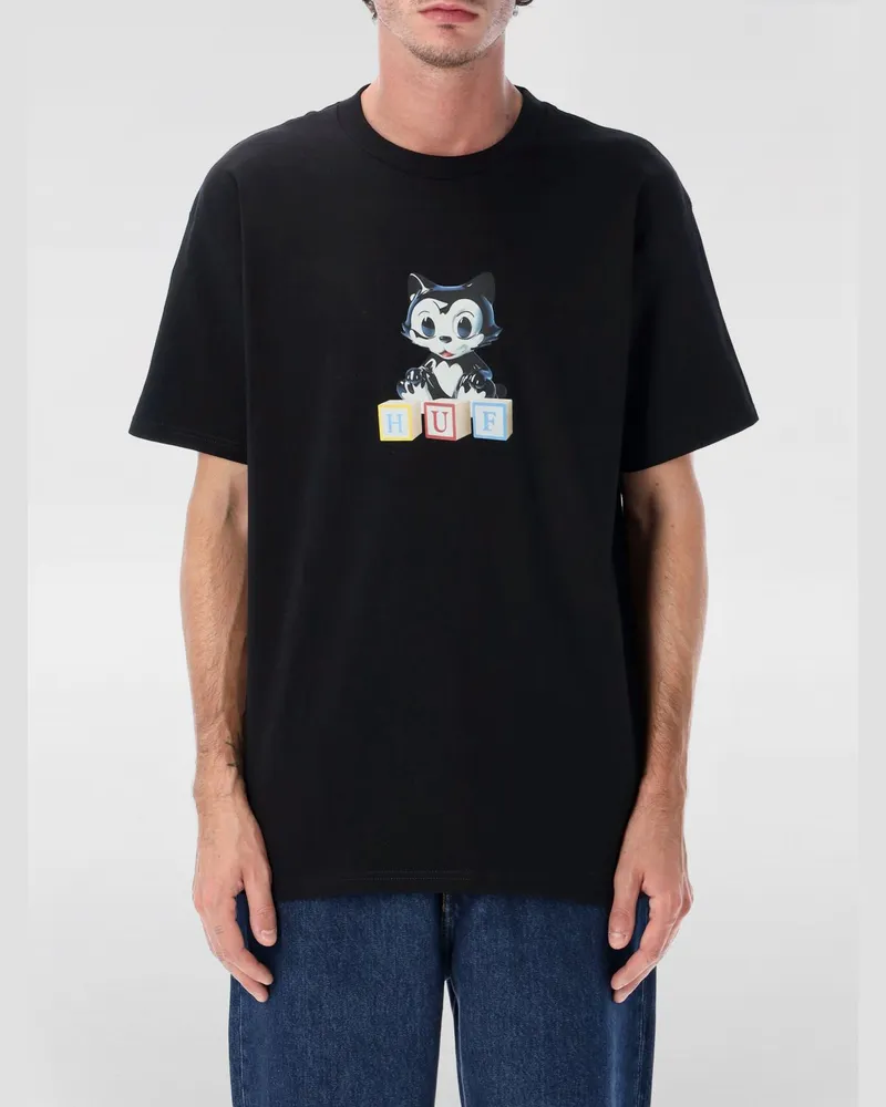 HUF T-shirt herren Schwarz