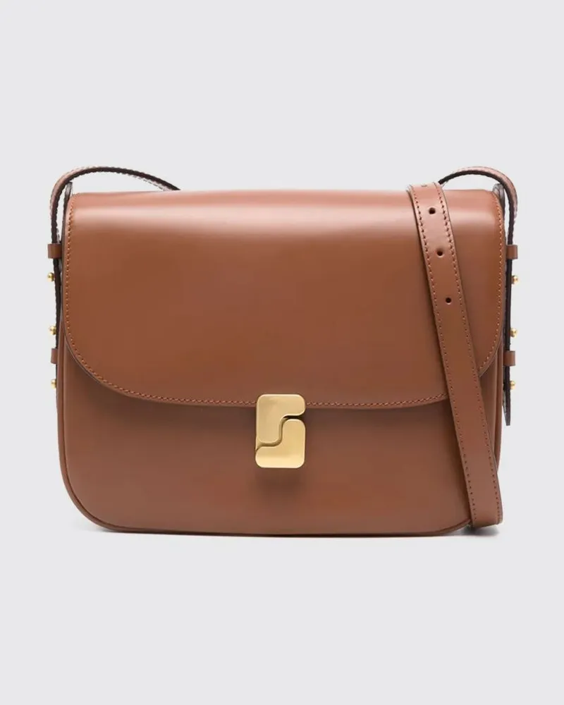 Soeur Schultertasche damen Braun