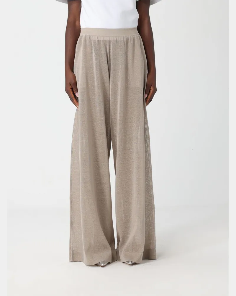 Alaïa Hose damen Beige