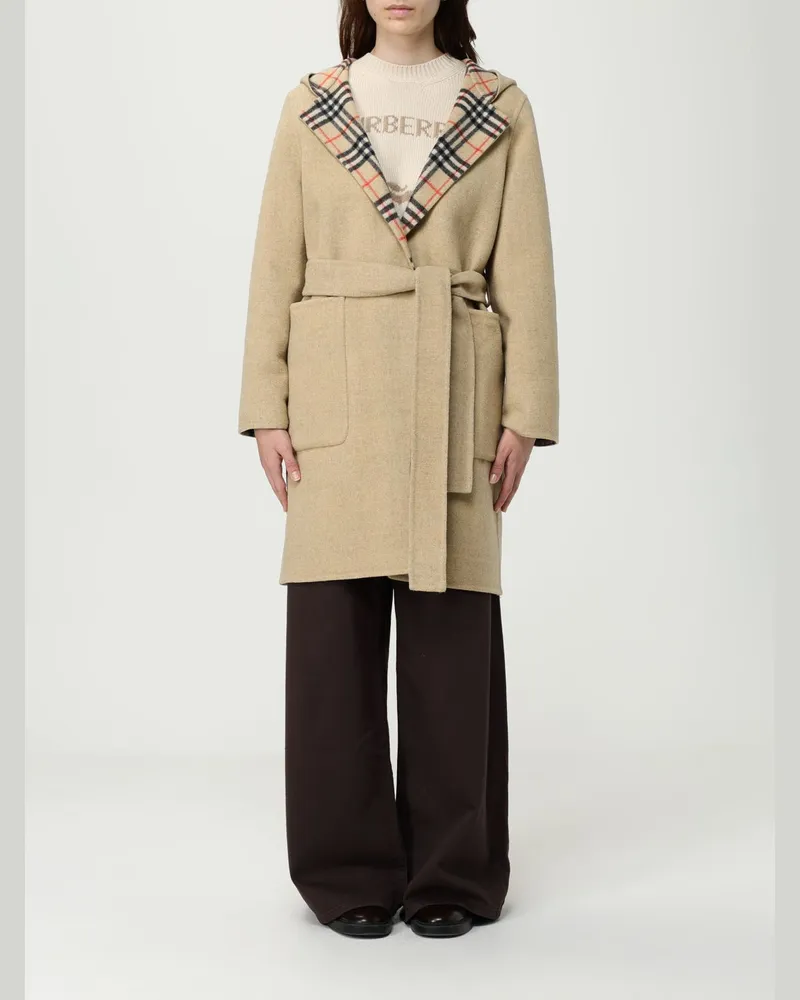 Burberry Mantel damen Sand