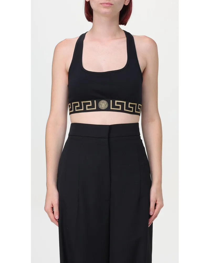 Versace Top damen Schwarz