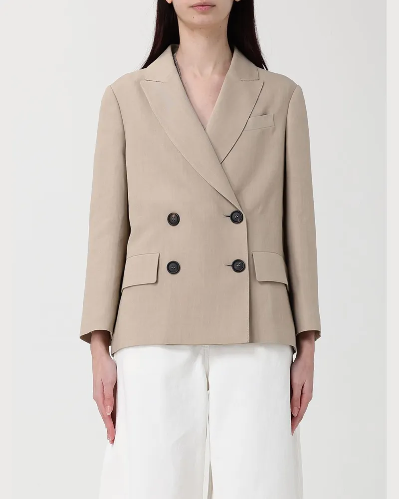 Brunello Cucinelli Jacke damen Beige