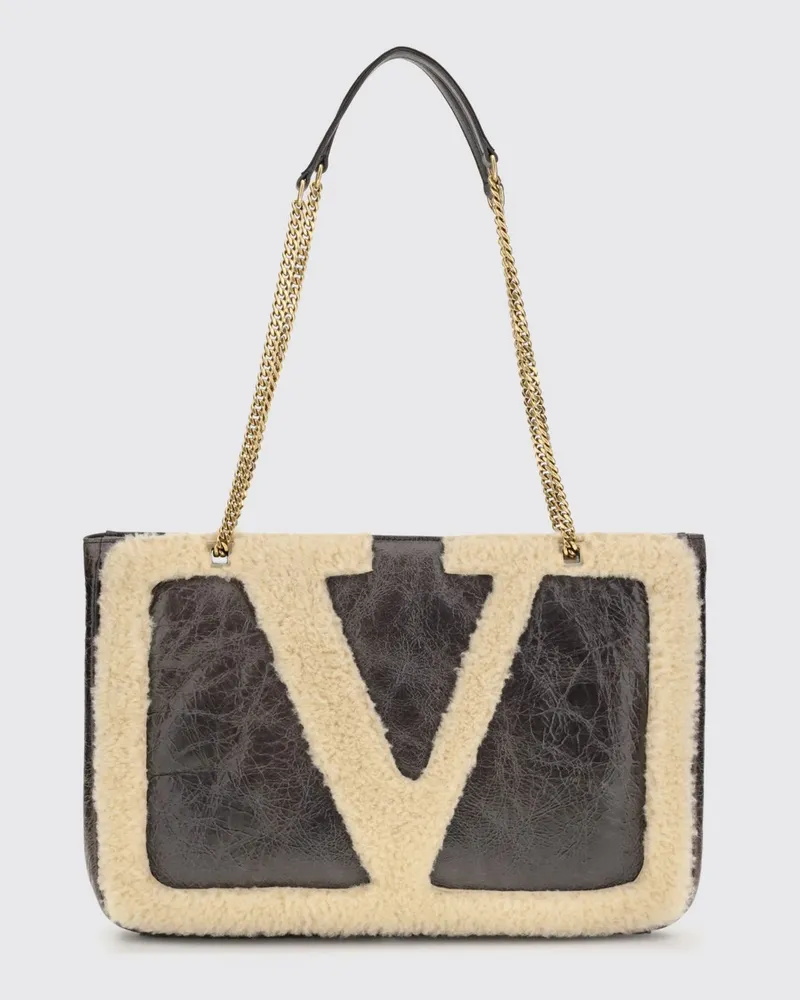 Valentino Garavani Schultertasche damen Mud