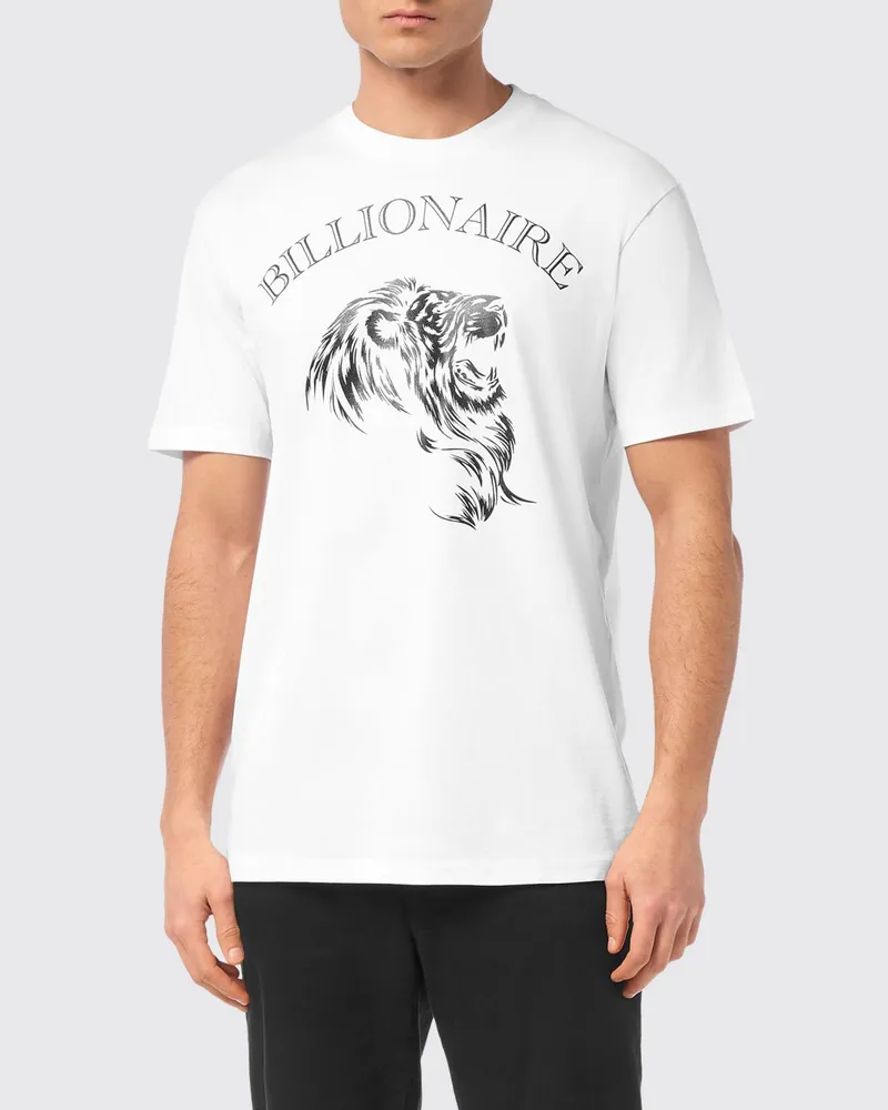 Billionaire T-shirt herren Weiß