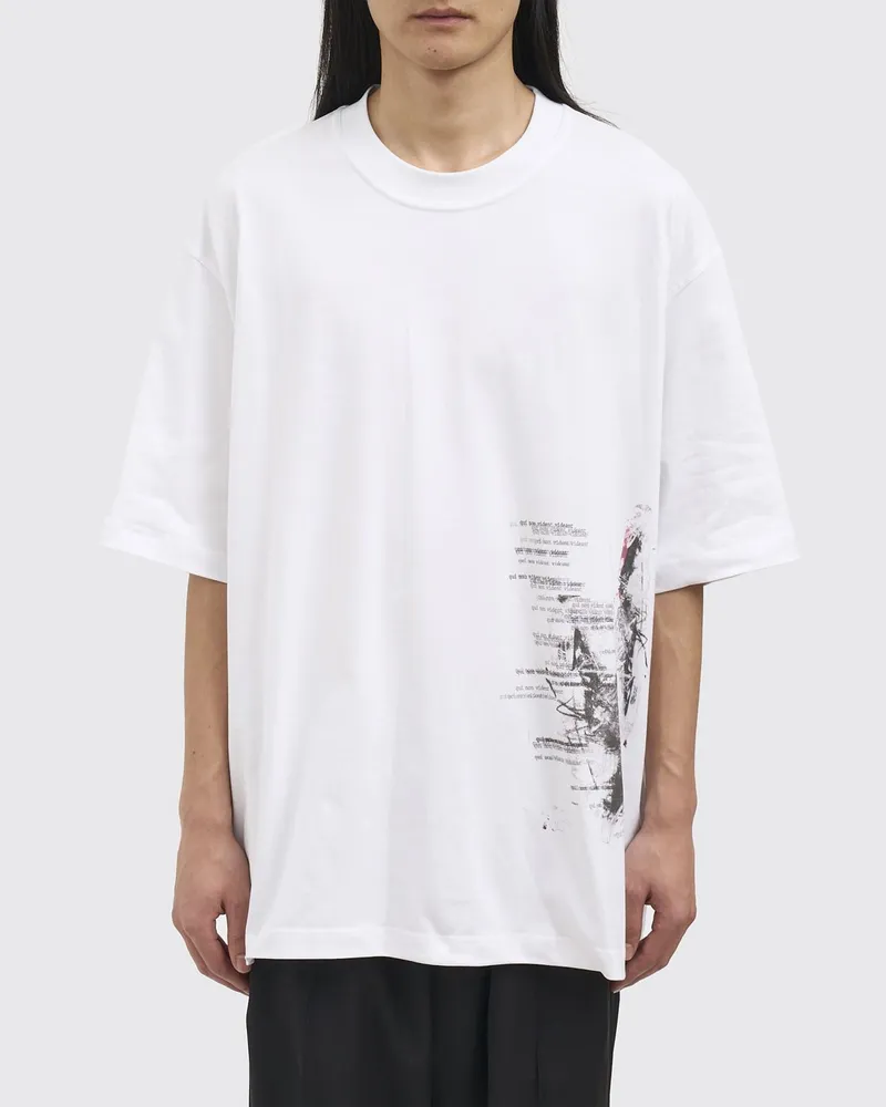 Isabel Benenato T-shirt herren Weiß