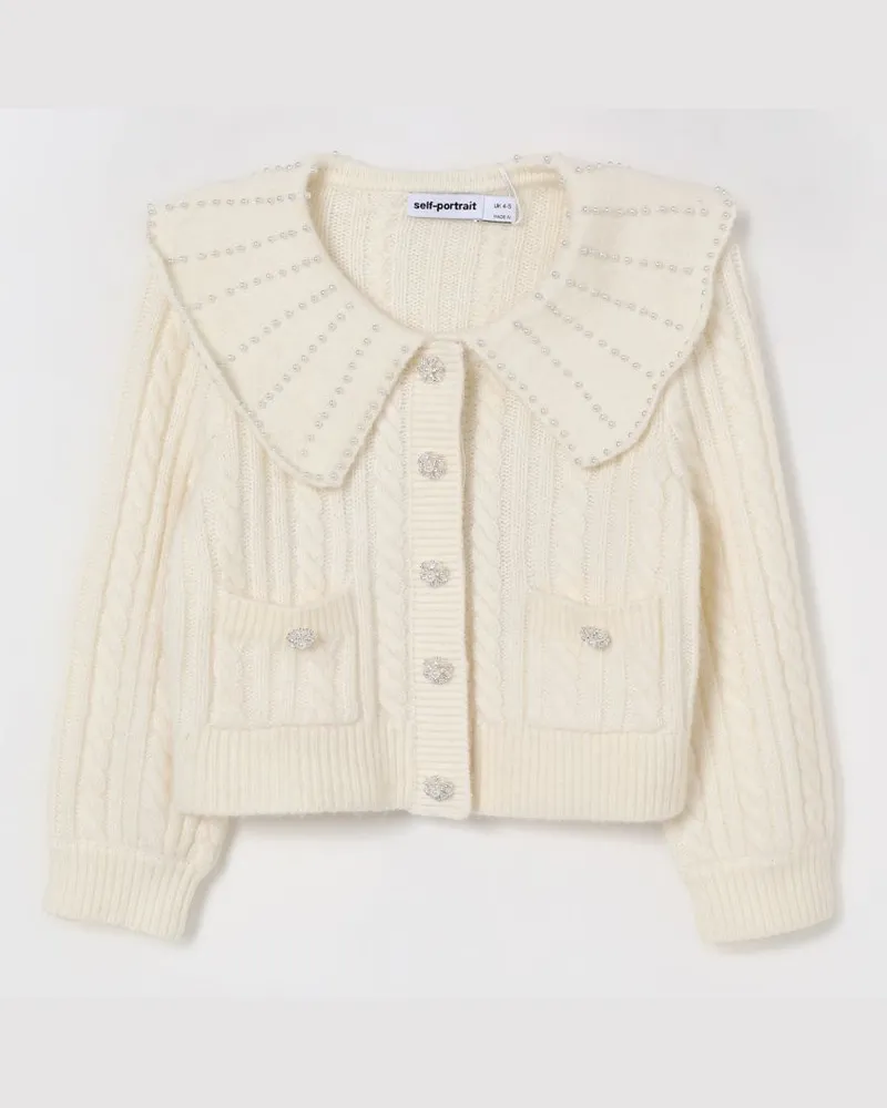 Self-Portrait Pullover kinder Beige