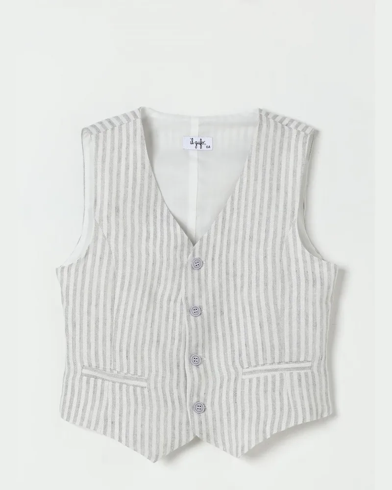 Il Gufo Gilet kinder Grau