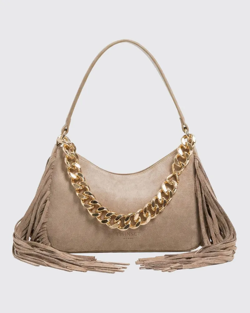Twin-Set Schultertasche damen Sand