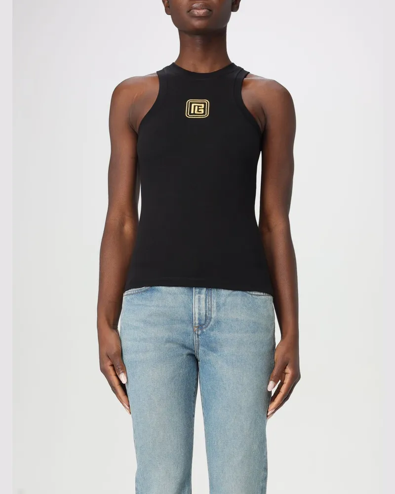 Balmain Top damen Schwarz