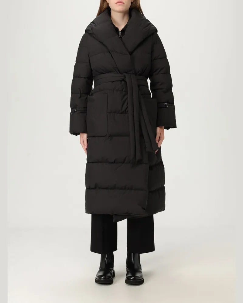 MOORER Mantel damen Schwarz