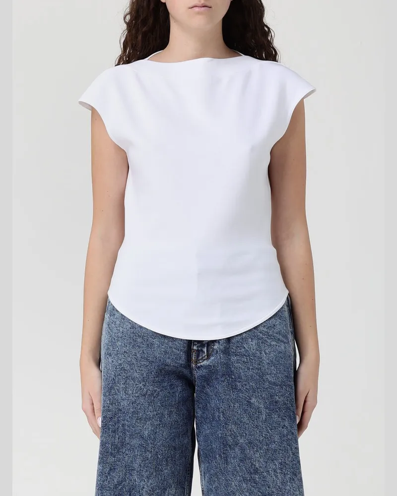 Alaïa T-shirt damen Weiß