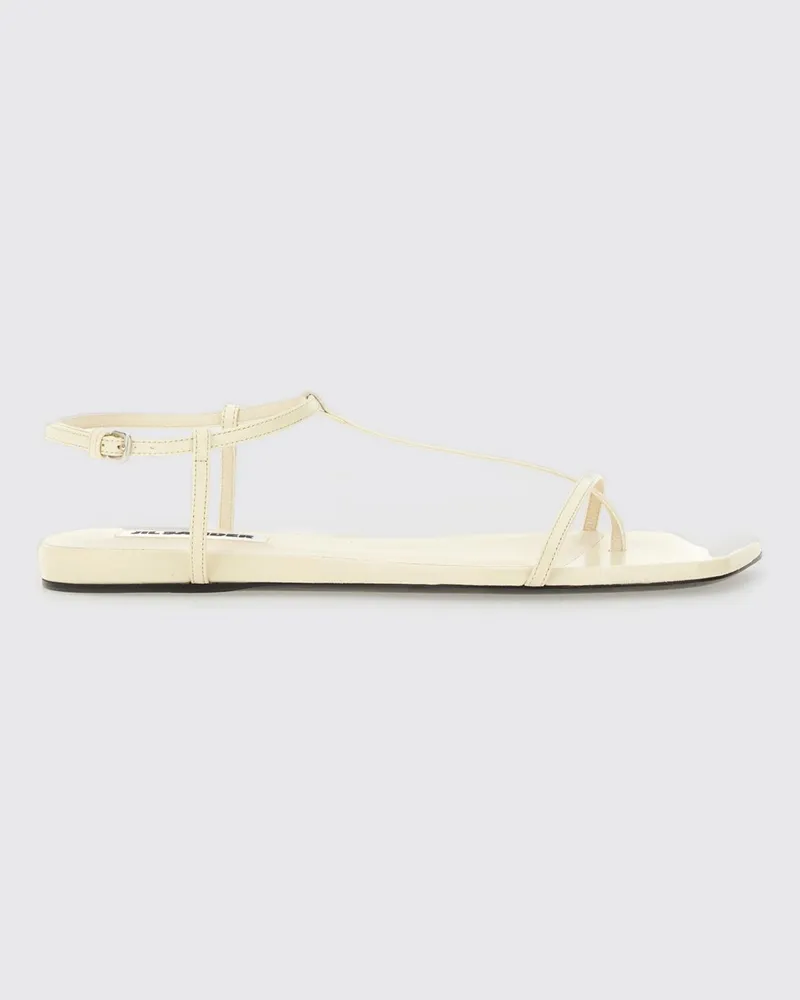 Jil Sander Flache schuhe damen Ivory