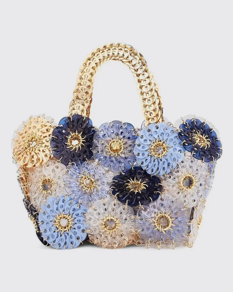 Paco Rabanne Schultertasche damen Blau