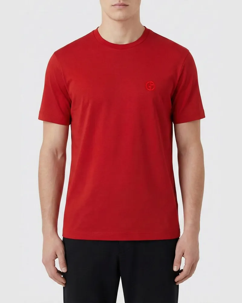 Giorgio Armani T-shirt herren Rot