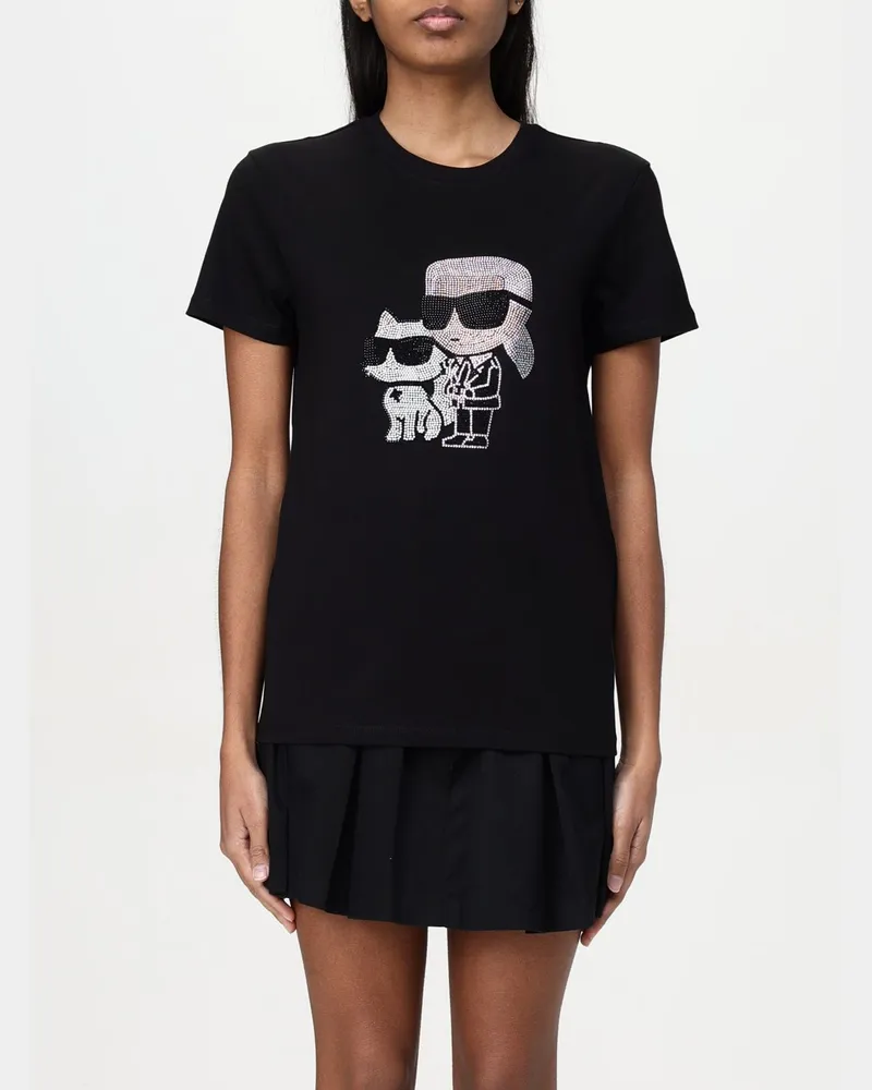 Karl Lagerfeld T-shirt damen Schwarz