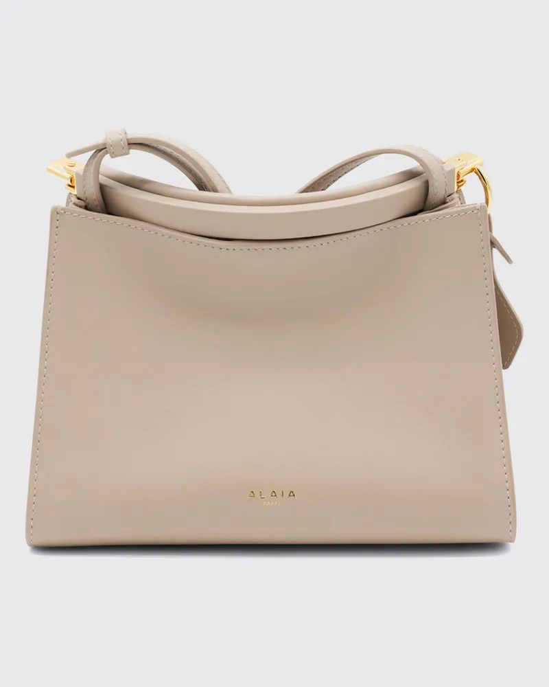 Alaïa Schultertasche damen Beige