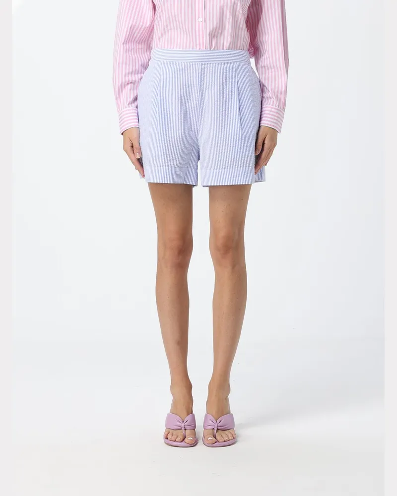 MC2 Saint Barth Gestreifte Baumwoll-Shorts Gestreift