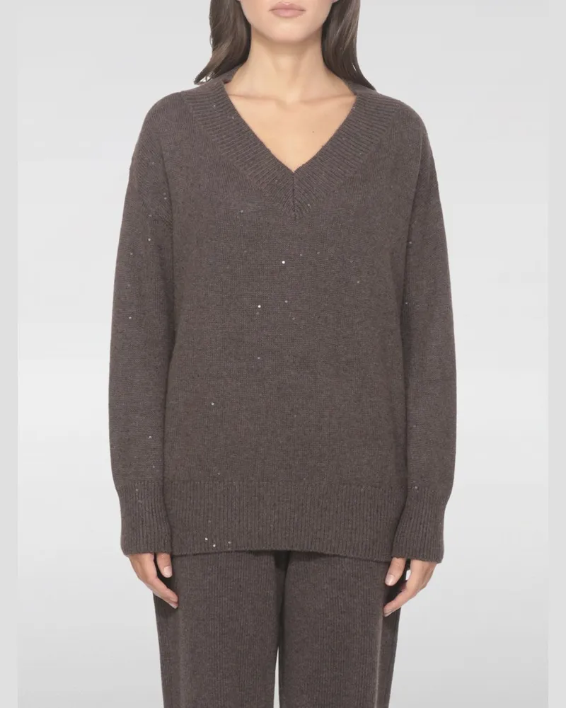 Brunello Cucinelli Strickjacke damen Braun