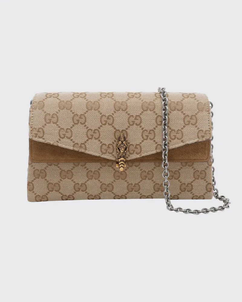 Gucci Mini Dionysus Schultertasche von aus GG-Monogramm-Jacquard Beige