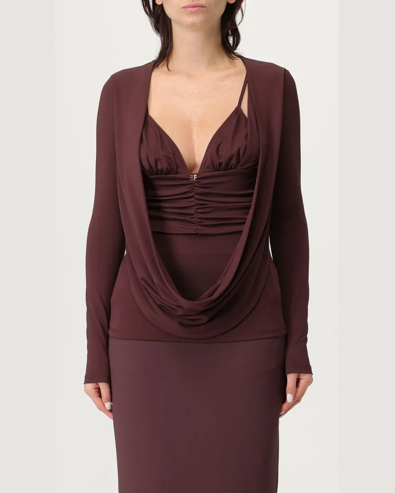 Elisabetta Franchi Pullover damen Weinrot