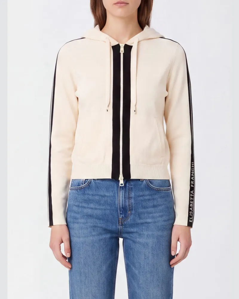 Elisabetta Franchi Pullover damen Weiß