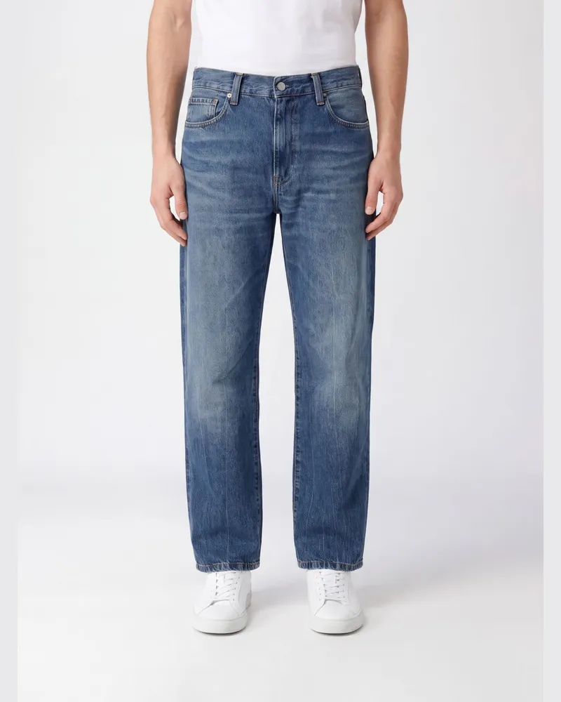 Carhartt WIP Straight-Leg-Jeans Landon aus Baumwolldenim Navy