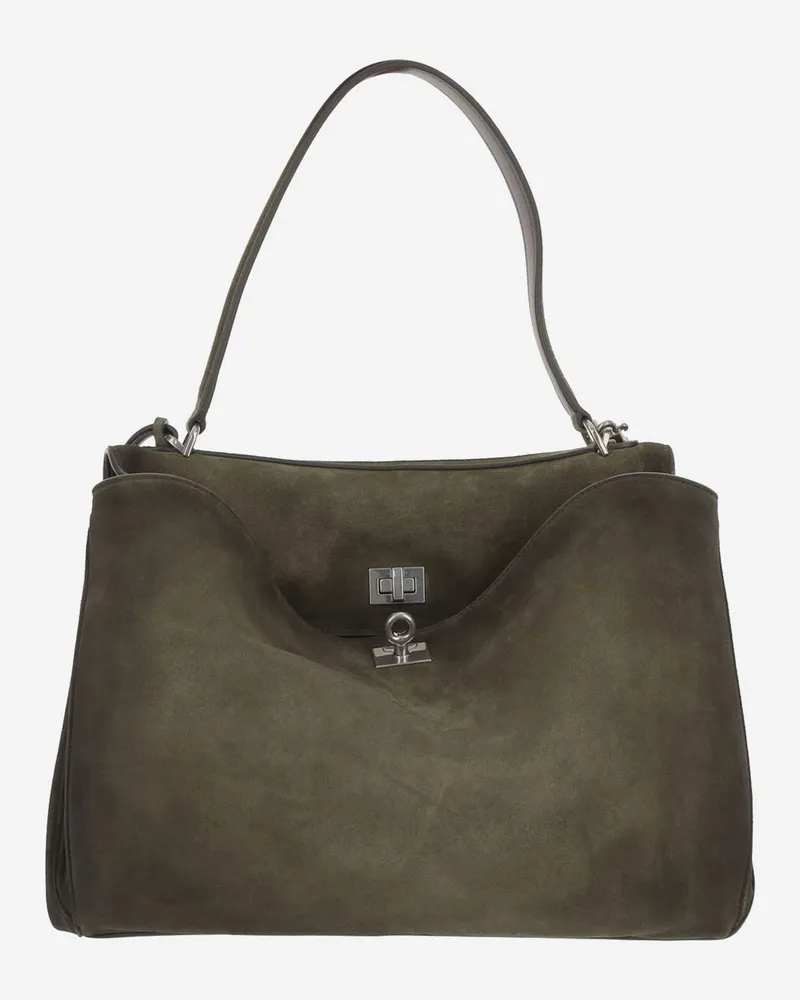Balenciaga Schultertasche damen Kaki