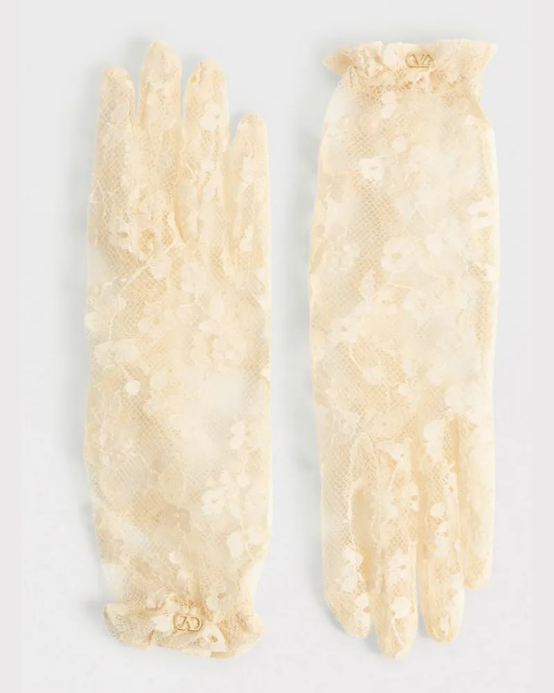 Valentino Garavani Handschuhe damen Butter