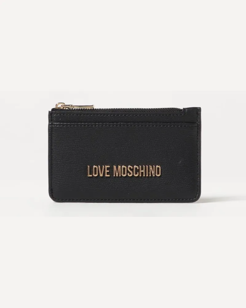 Moschino Geldbeutel damen Schwarz