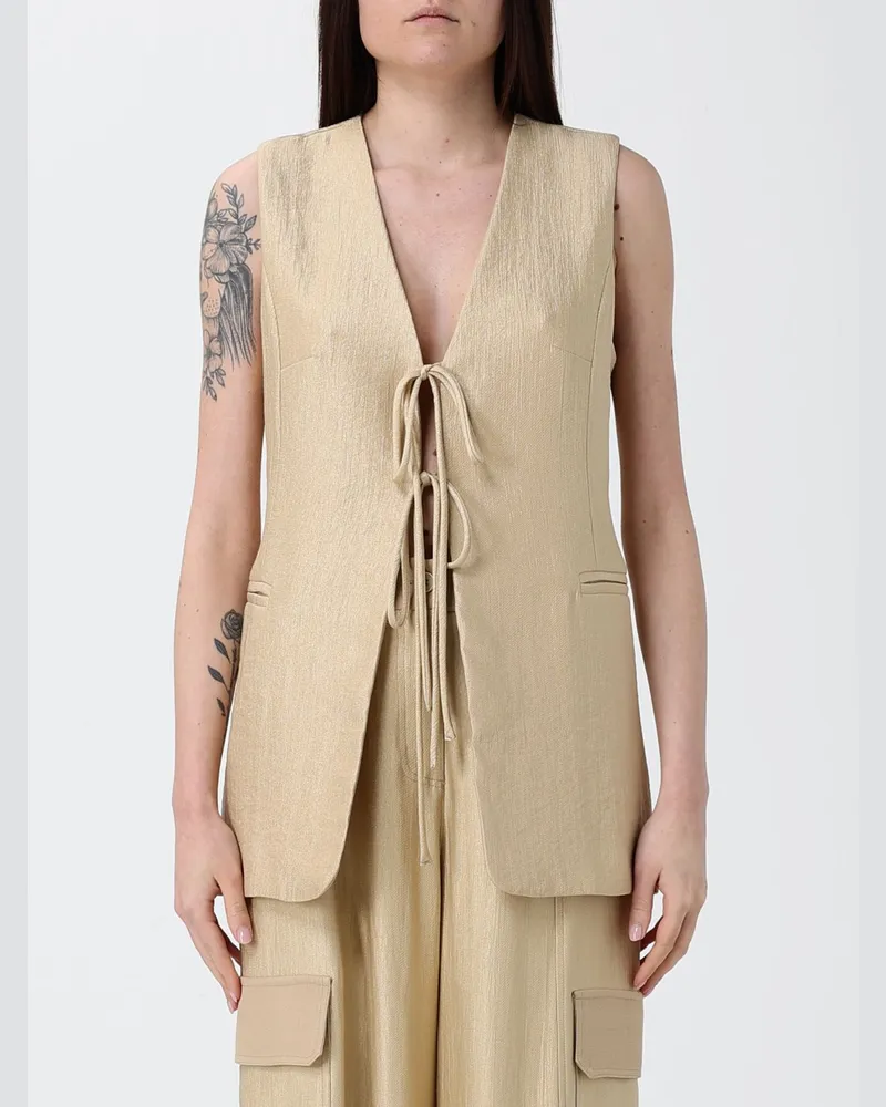 Twin-Set Weste damen Gold