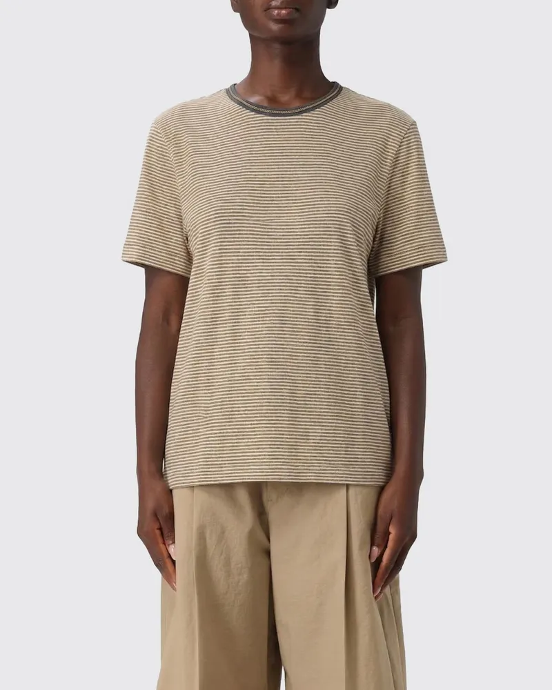 Brunello Cucinelli T-shirt damen Bunt