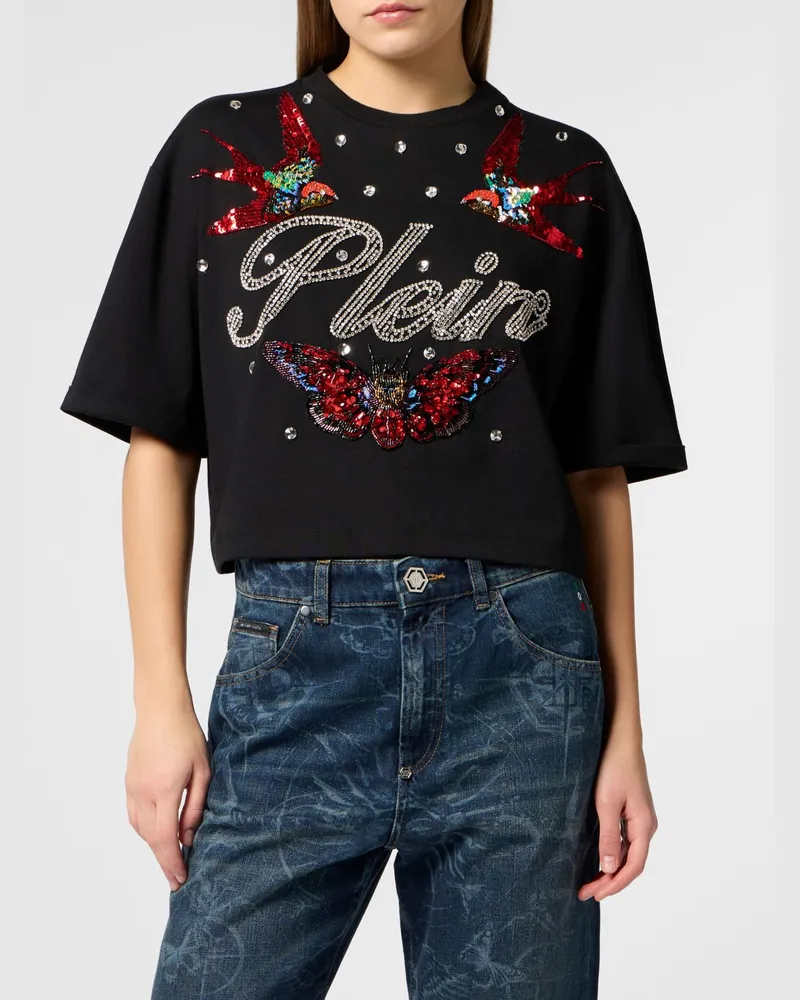 Philipp Plein T-shirt damen Schwarz