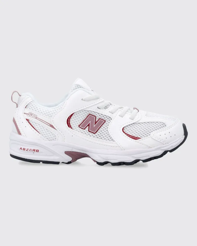 New Balance 530 Kinder-Sneaker aus Mesh und Synthetikmaterial mit Logo Weiß