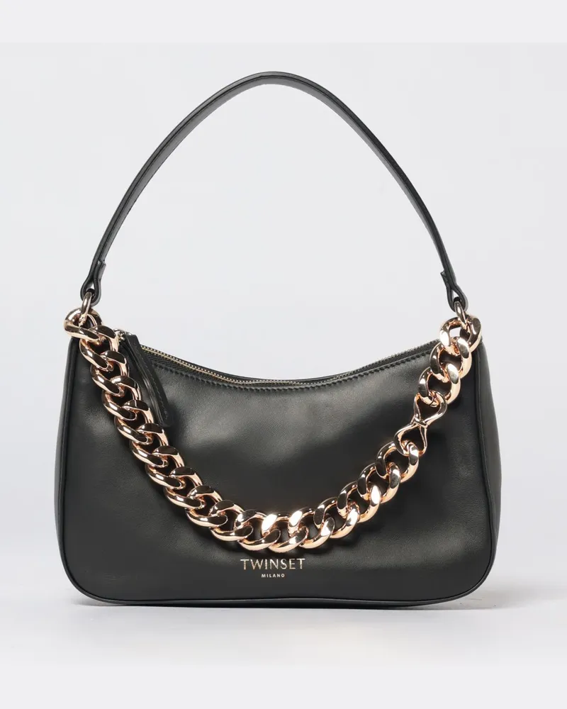 Twin-Set Schultertasche damen Schwarz