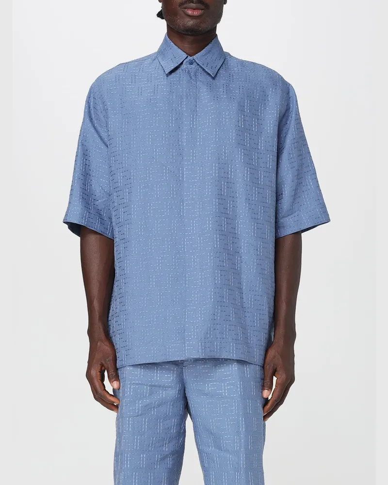 Fendi Hemd herren Hellblau