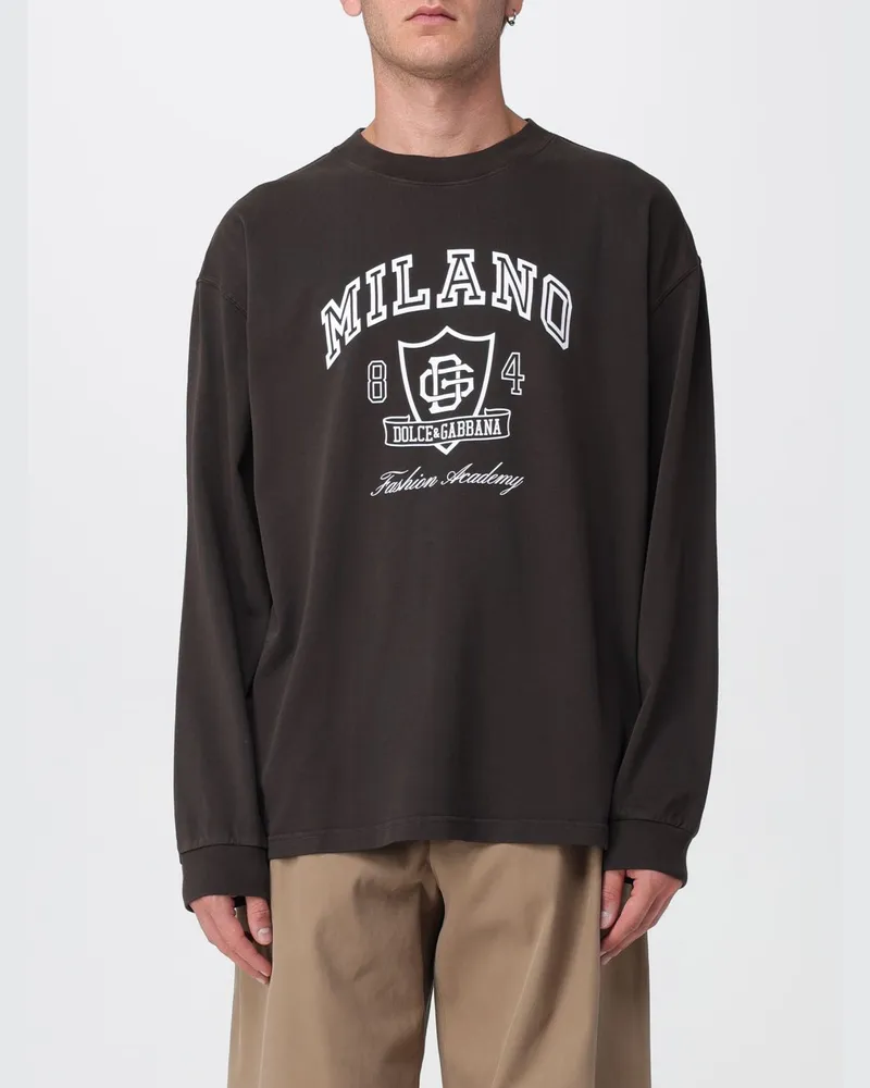 Dolce & Gabbana Sweatshirt herren Dolce & Gabbana Braun
