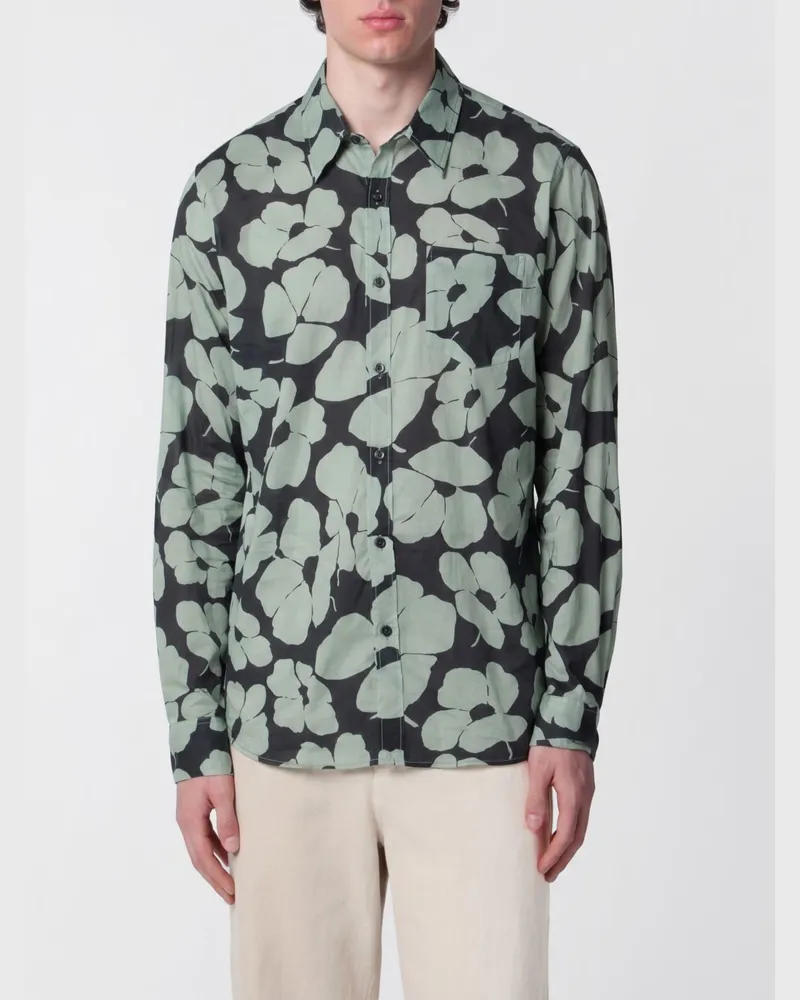 Dries van Noten Hemd herren Pistaziengrün