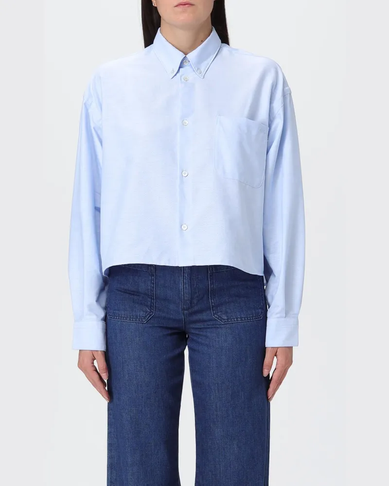 A.P.C. Hemdbluse damen Hellblau
