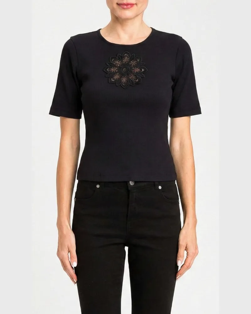 Twin-Set T-shirt damen Schwarz