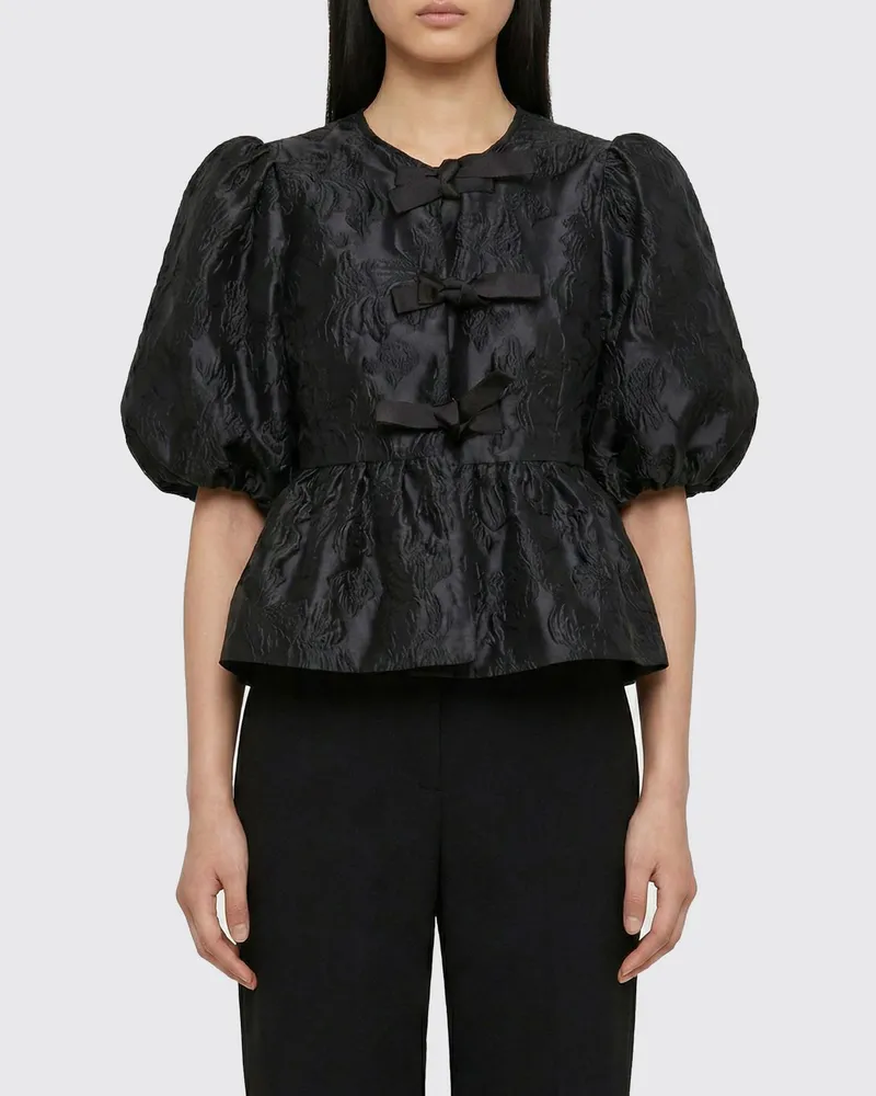 Ganni Top damen Schwarz