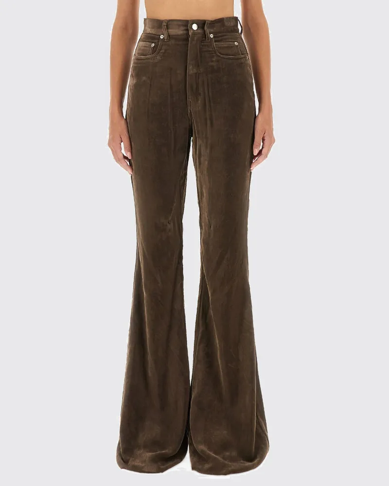 Rick Owens Hose damen Braun