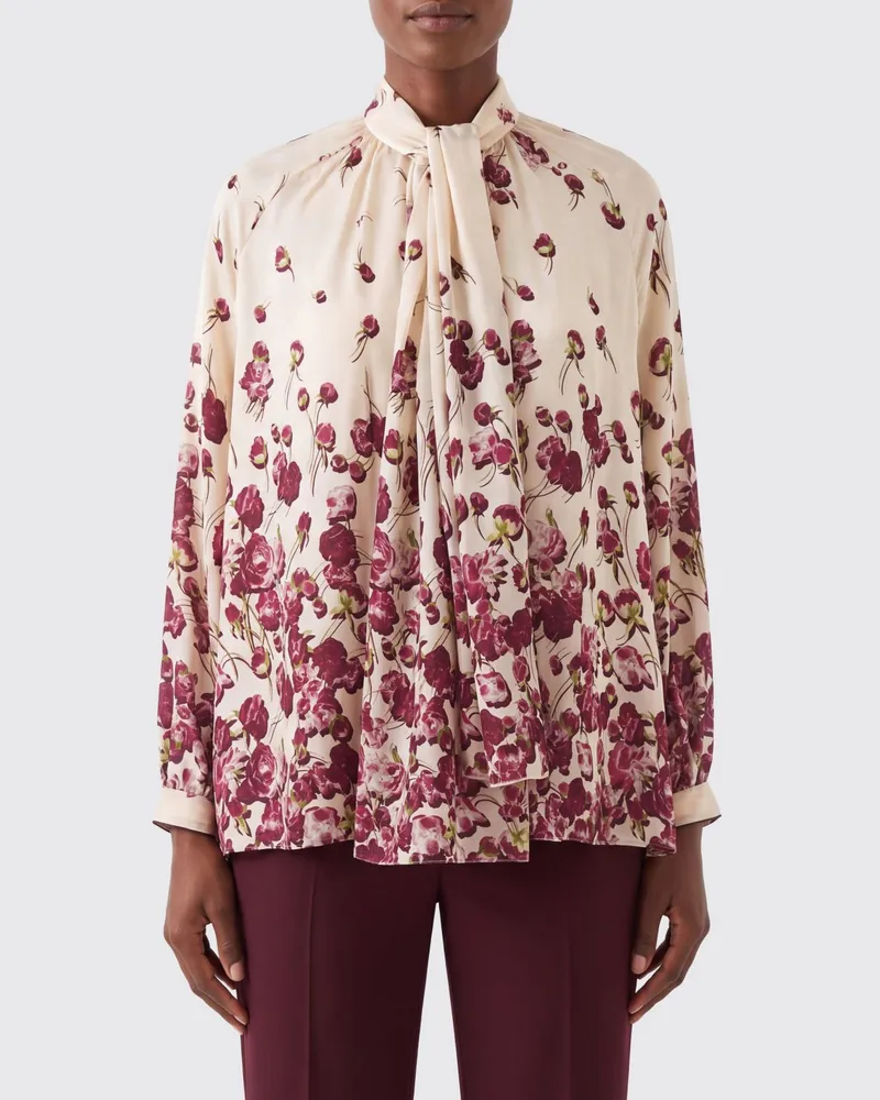 For Restless Sleepers F.R FOR RESTLESS SLEEPERS Hemdbluse damen Burgunderrot