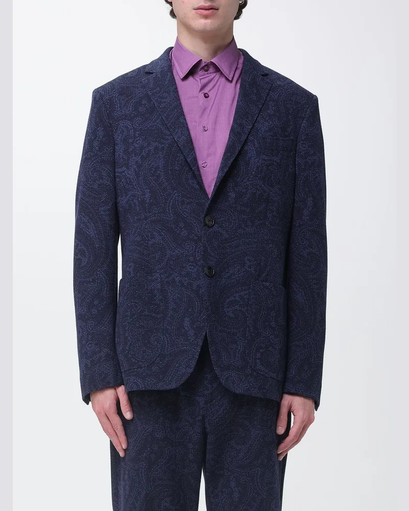 Etro Jacke herren Blau